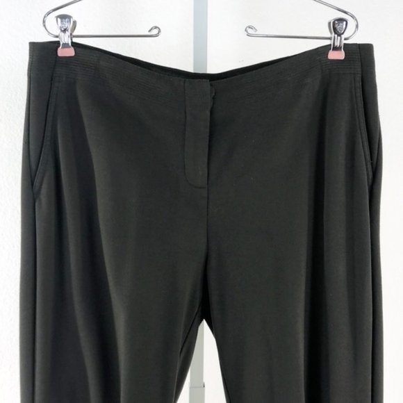 Eileen Fisher Olive Skinny Fit Pants - Picture 2 of 7